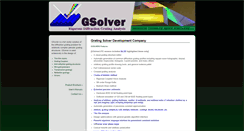 Desktop Screenshot of gsolver.com
