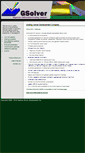 Mobile Screenshot of gsolver.com